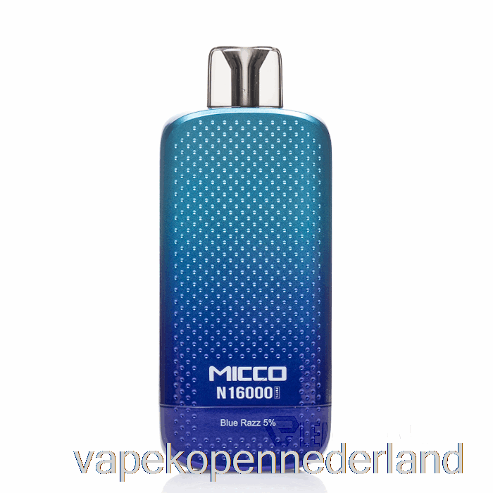 Vape Nederland Horizontech Micco N16000 Wegwerp Blauwe Razz